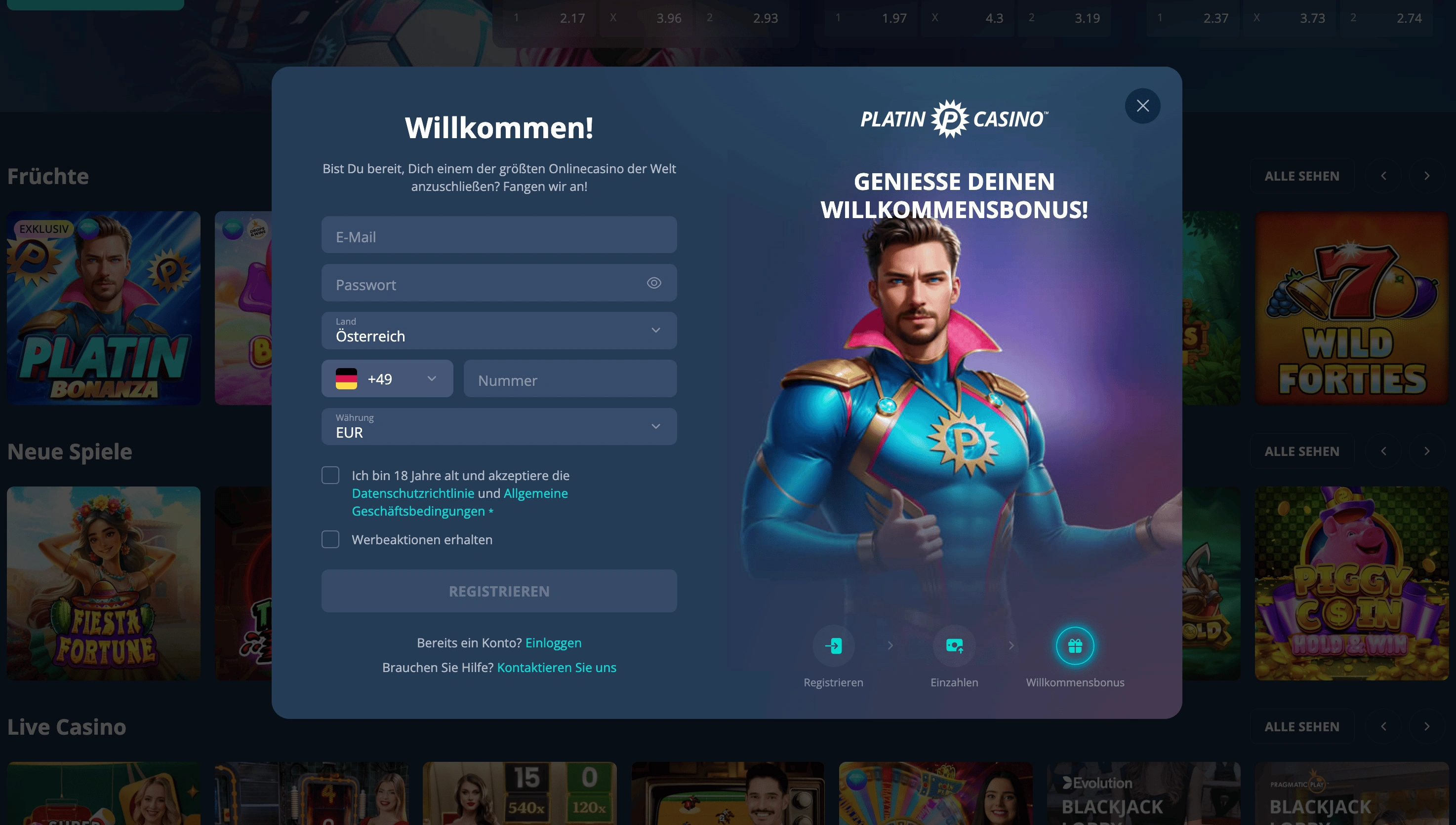 Erste schritte: so startest du im online casino mit echtgeld